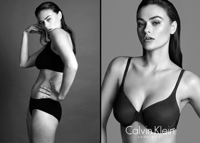 Social media uproar over Calvin Klein's size 10 'plus-size model